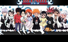 bleach kurosaki ichigo zaraki kenpachi kon inoue orihime kuchiki byakuya ichimaru gin kuchiki rukia Wallpaper